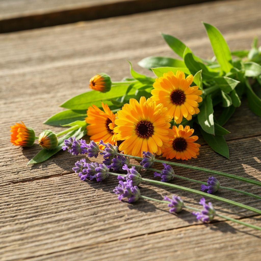 Traditionelle alpine Kräuter